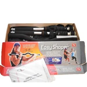NEW Tony Little's EASY SHAPER Total Body Exerciser w/Black Zip Bag Dvd Open Box